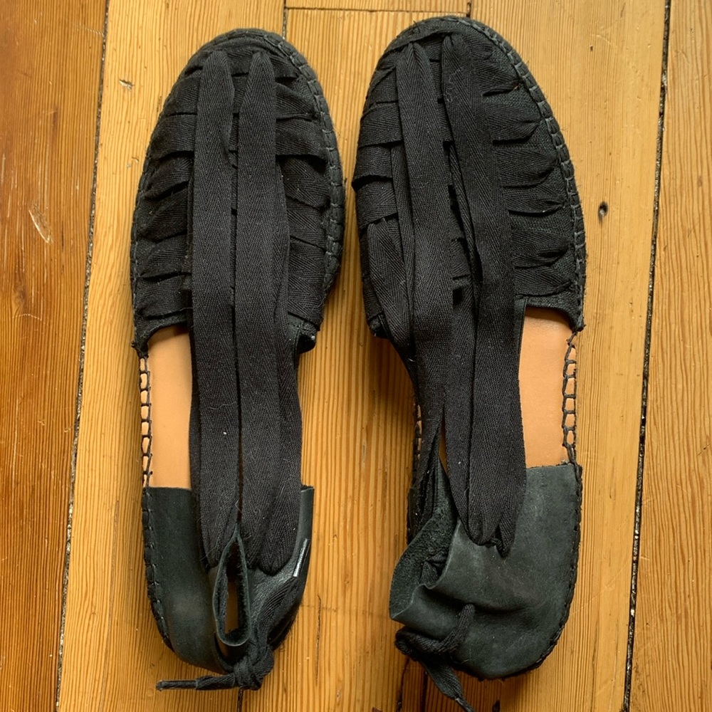 New black espadrilles, never worn